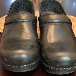 Dansko black clogs